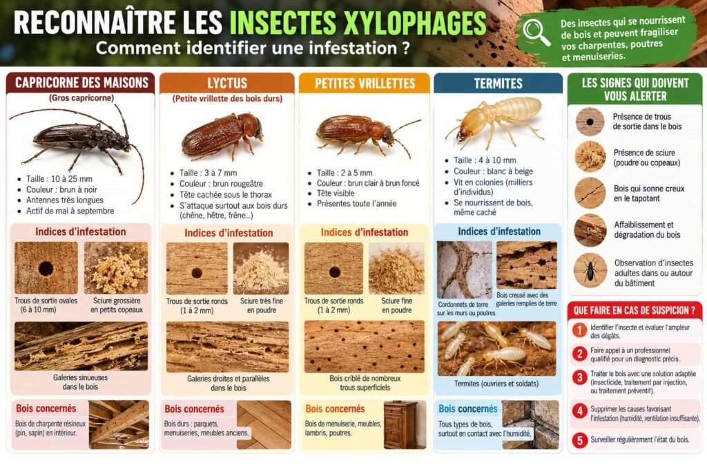Guide des insectes xylophages