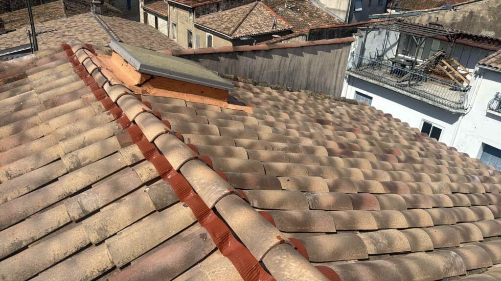 Renovation faitage toiture